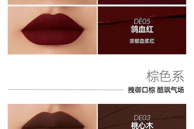 Velvet Matte Waterproof Liquid Lipstick - 44