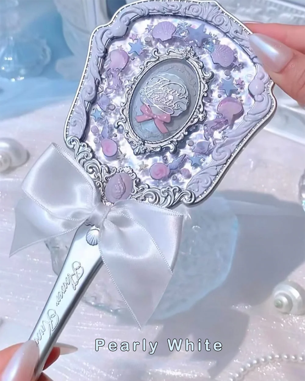 Ocean Theme Aesthetic Handheld Makeup Mirror - 8