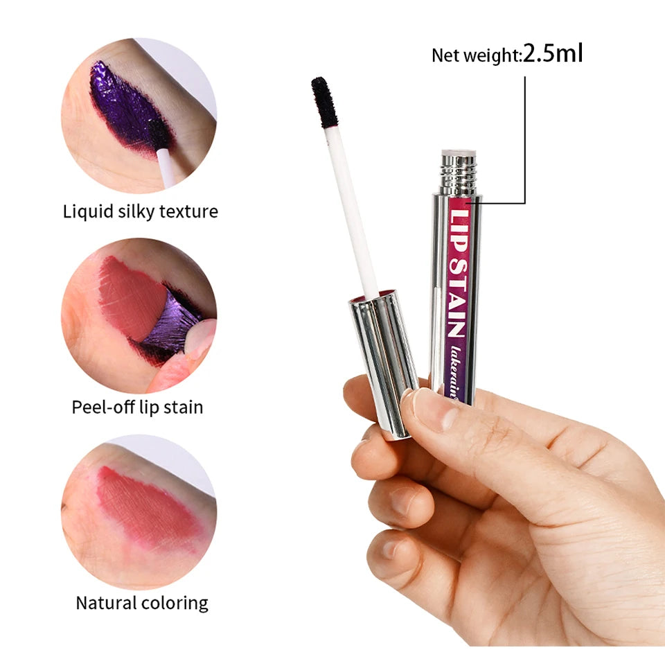 Waterproof Peel-Off Lip Stain Kit - 14