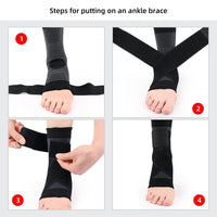 Adjustable Ankle Compression Support Brace