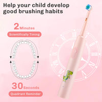 Rechargeable Rotary Electric Toothbrush for Adults and Kids