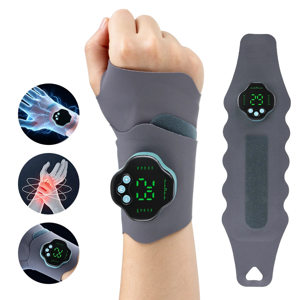 Electric EMS Wrist Massager for Pain Relief and Fatigue