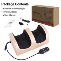 Electric Heated Foot Massager with Kneading and Vibration