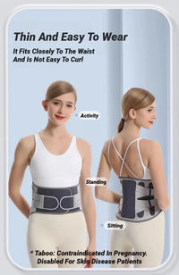 Adjustable Lumbar Support Belt for Lower Back Pain Relief