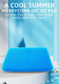 Ergonomic Honeycomb Gel Seat Cushion for Pain Relief