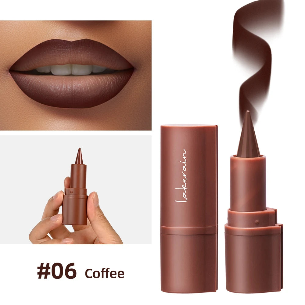 2-in-1 Waterproof Matte Lip Liner and Lipstick Crayon - 29