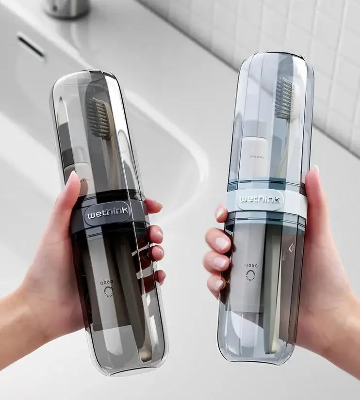 Portable Toothbrush and Toothpaste Travel Case - 12