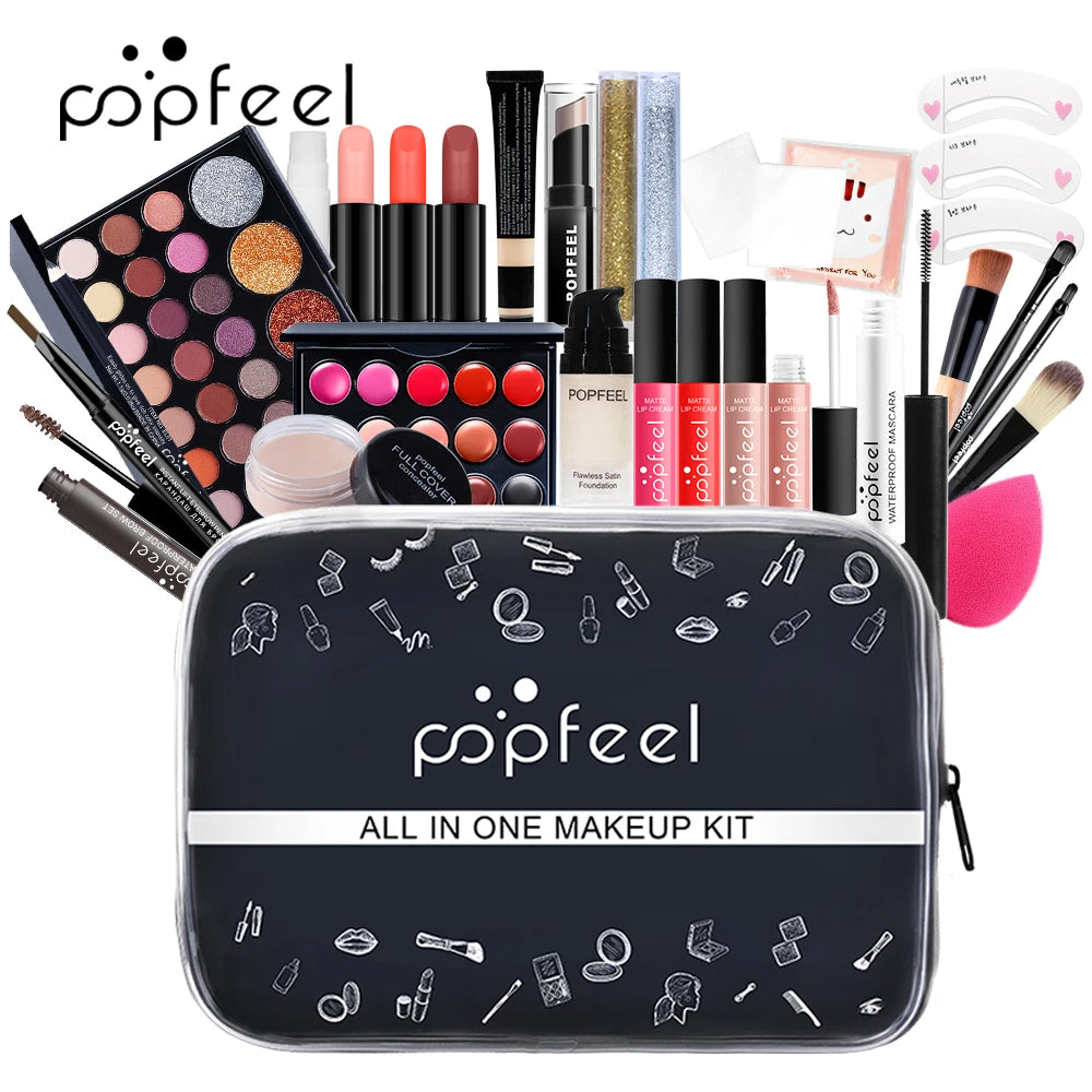 All-in-One Professional Makeup Starter Kit - 10