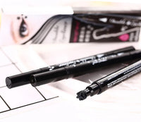 Double-Ended Waterproof Eyeliner with Decorative Stamp