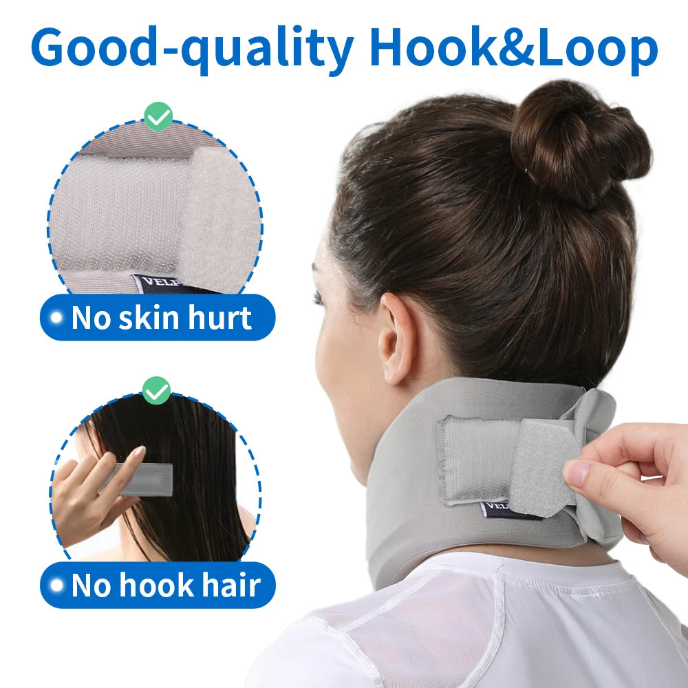 Adjustable Cervical Neck Support Brace for Pain Relief - 16