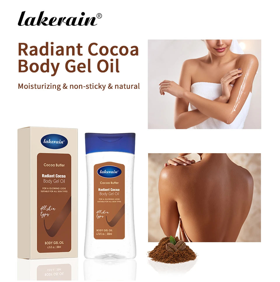 Radiant Cocoa Body Oil Gel for Glowing Hydrated Skin - 7