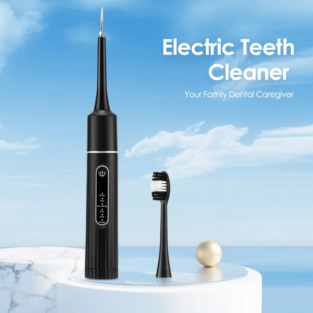 Professional Sonic Electric Toothbrush & Teeth Cleaning Kit - 7
