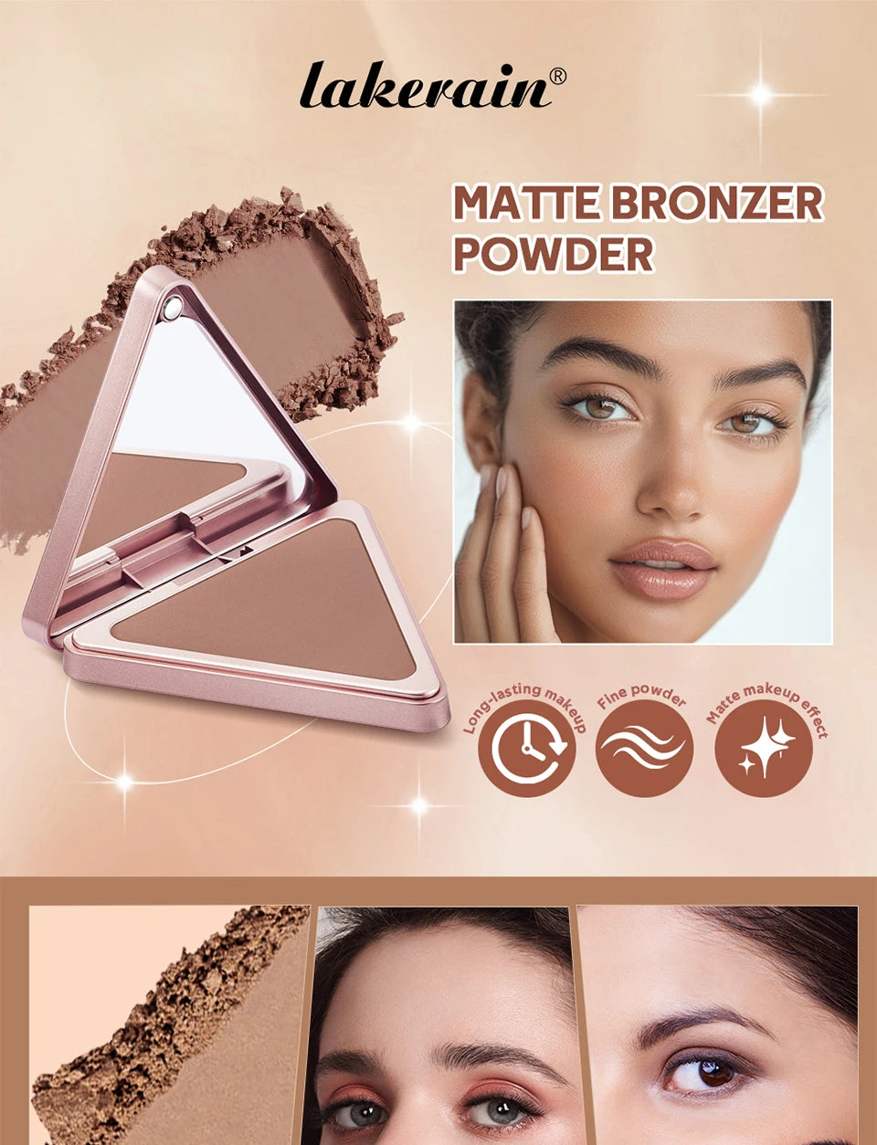 Matte Bronzer Powder for Natural Sculpted Look - 7