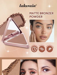 Matte Bronzer Powder for Natural Sculpted Look