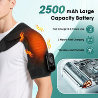Heated Vibration Massage Brace for Shoulder and Joint Pain
