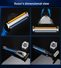 3-Layer Manual Shaving Razor for Men