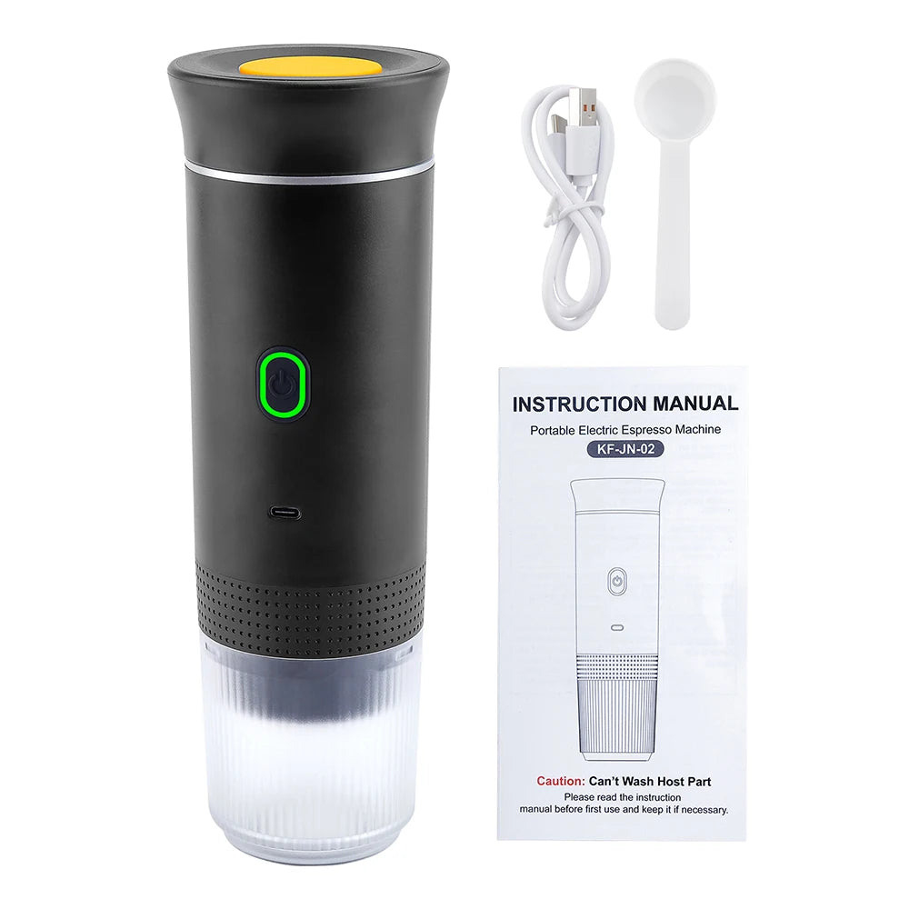 Portable 3-in-1 Wireless Espresso Coffee Maker - 22