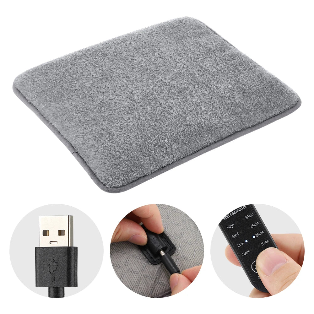 USB Heated Seat Cushion for Office, Home, and Car - 8