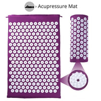 Acupressure Mat and Pillow Set for Back Pain and Stress Relief