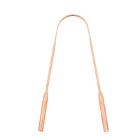 Copper U-Shaped Tongue Scraper for Fresh Breath