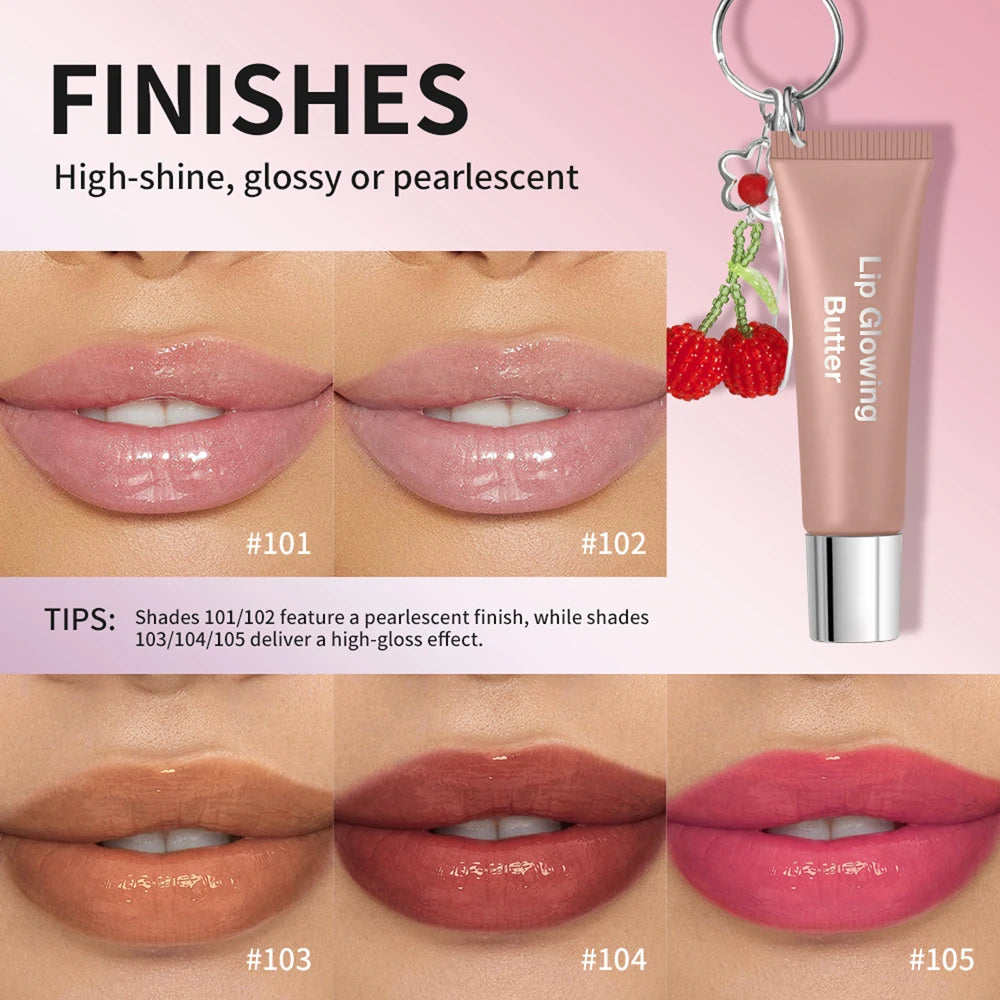 Hydrating Lip Glowing Butter with Keychain - 4