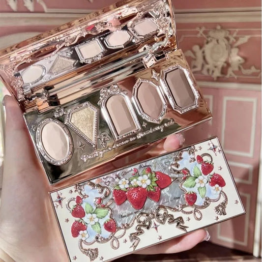 5-Color Shimmer and Matte Eyeshadow Palette