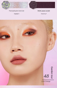 4-Color Chameleon Eyeshadow Palette for Long-Lasting Glamour