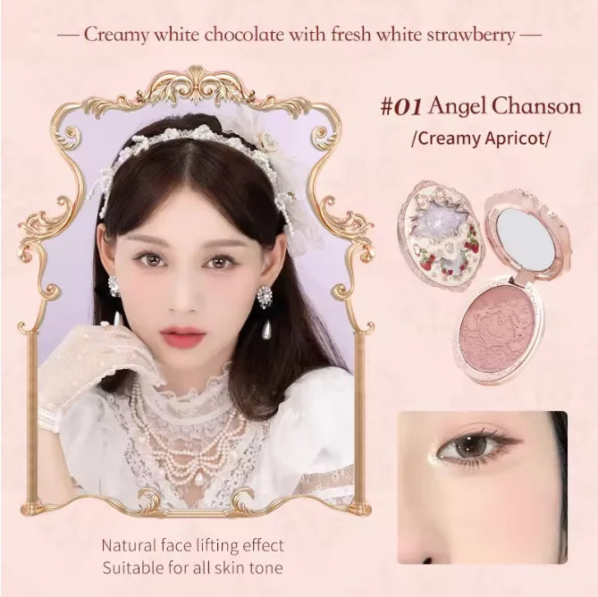 Long-Lasting Matte Embossed Face Blush Powder - 31