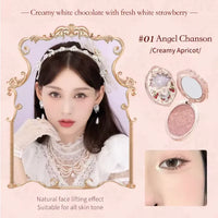 Long-Lasting Matte Embossed Face Blush Powder