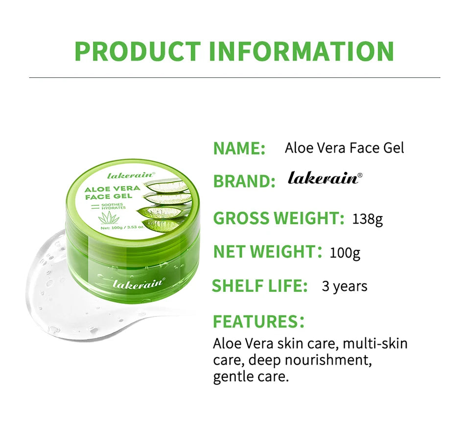 Soothing Aloe Vera Hydrating Face Gel - 17