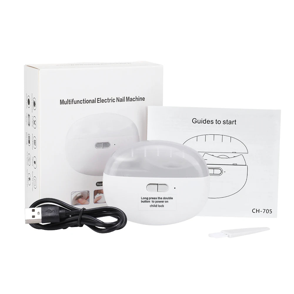 Automatic Electric Nail Trimmer with LED Light - 19