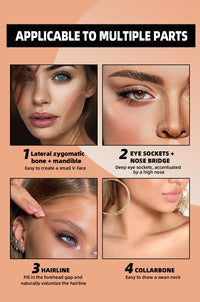 3-in-1 Face Contouring & Highlighting Powder Palette