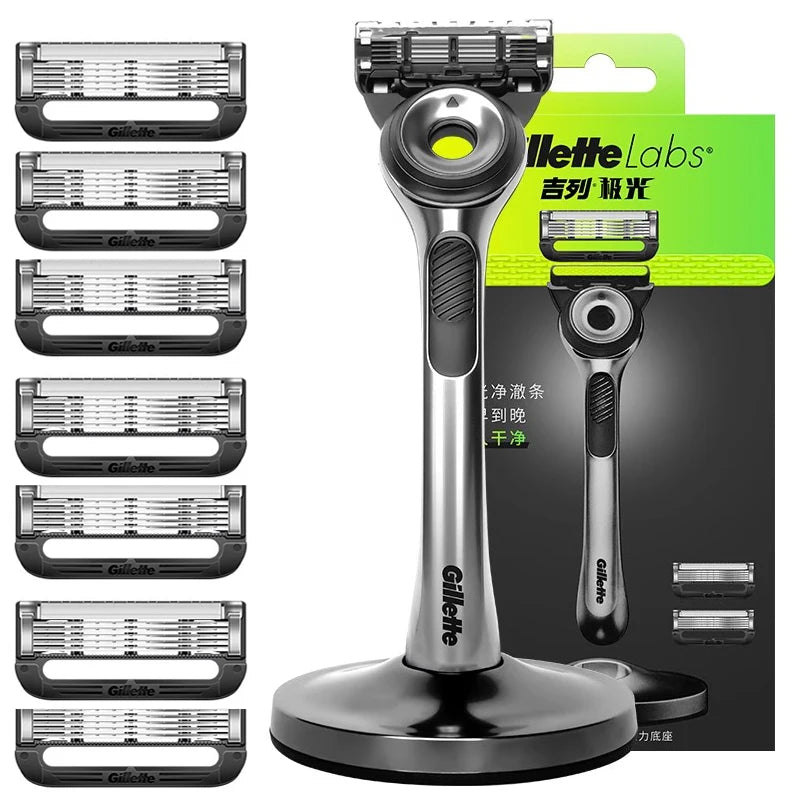 5-Blade Exfoliating Manual Razor for Men - 22