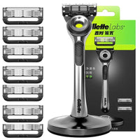 5-Blade Exfoliating Manual Razor for Men