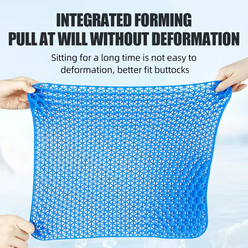 Breathable Honeycomb Gel Seat Cushion for Car and Office - 5