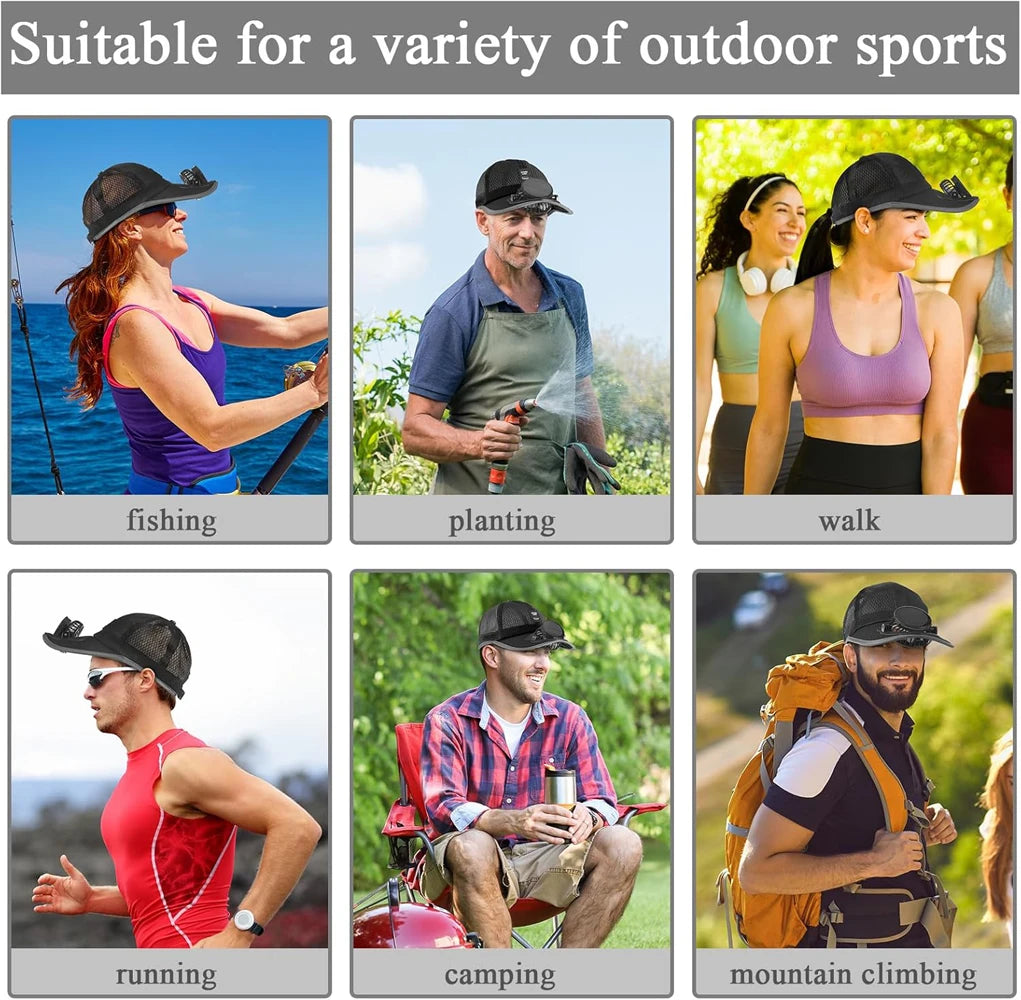 Solar Powered Cooling Baseball Cap - 18