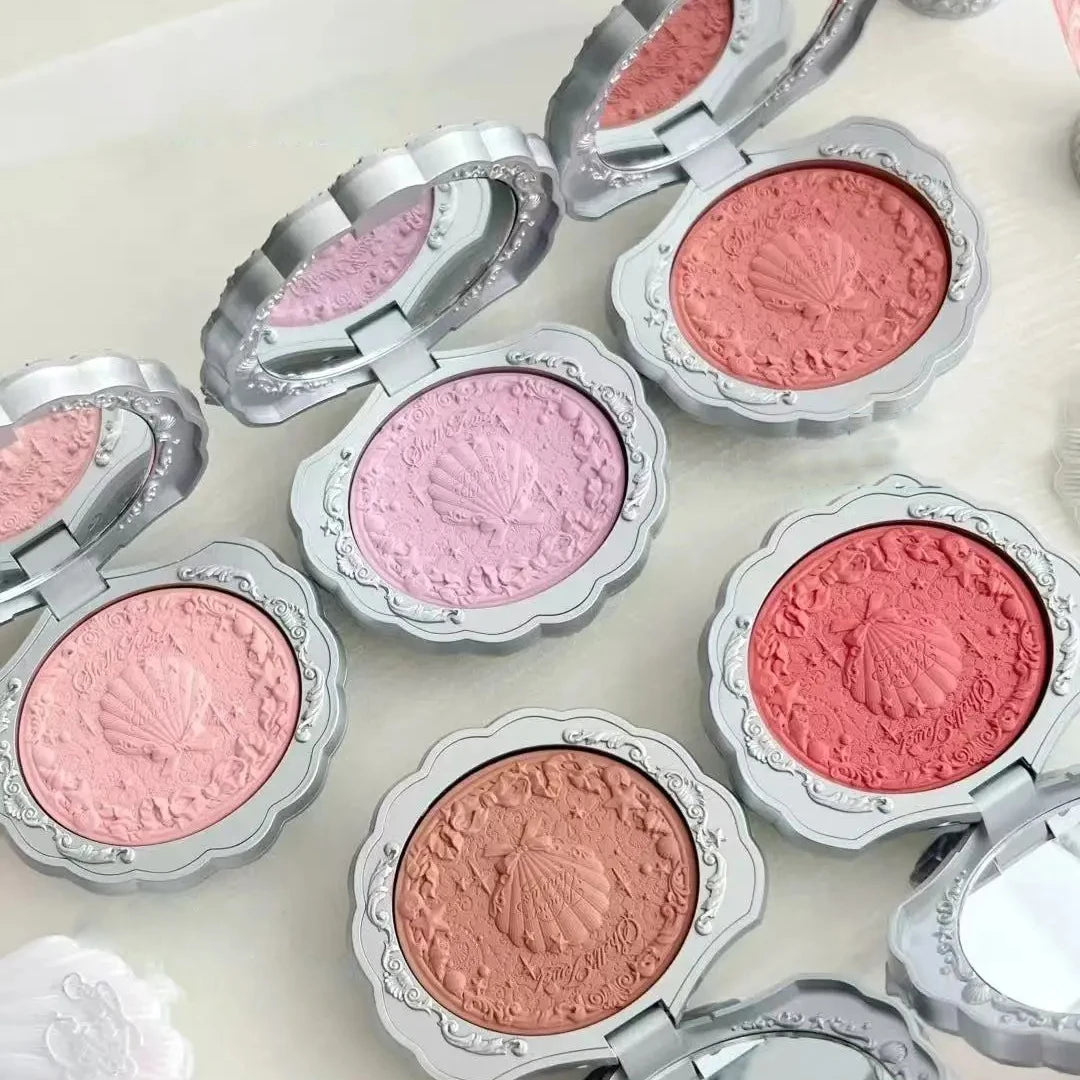 Velvet Silk Satin Powder Blush for a Radiant Face Glow - 2