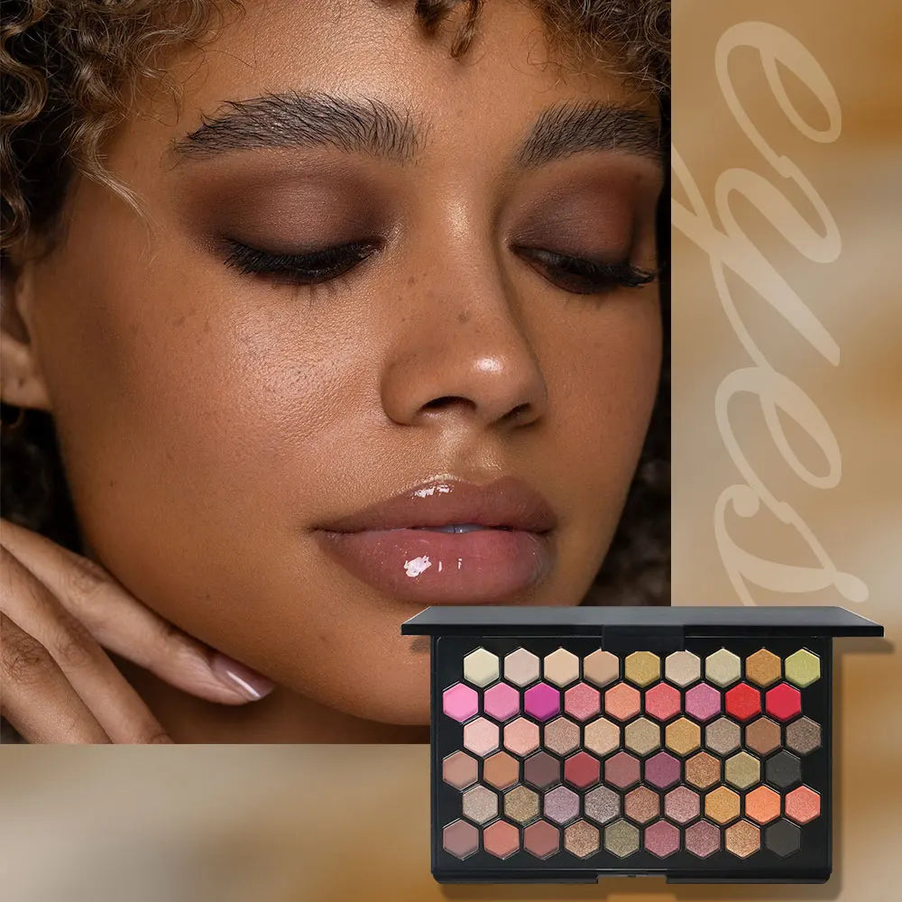 54-Color Professional Eyeshadow Palette for Every Occasion - 2