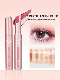 Waterproof Dual-Color Gradient Eyeshadow Stick