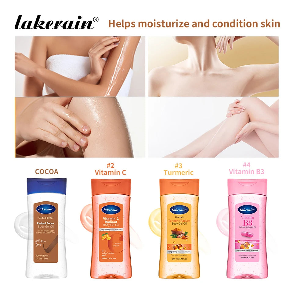 Radiant Glow Body Gel Oil for Deep Hydration and Smooth Skin - 7