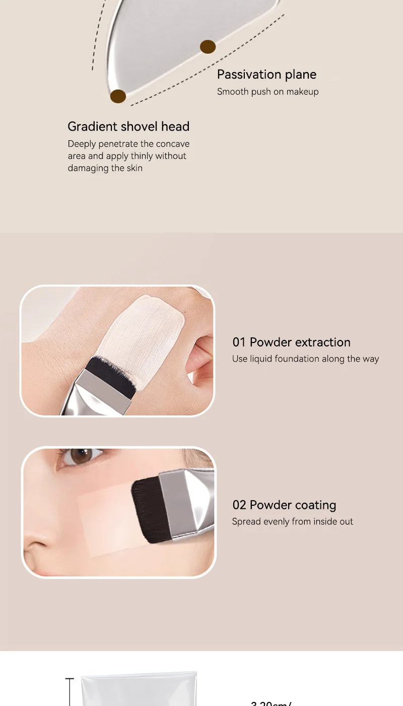 Dual-Ended Flawless Foundation Brush and Applicator - 16