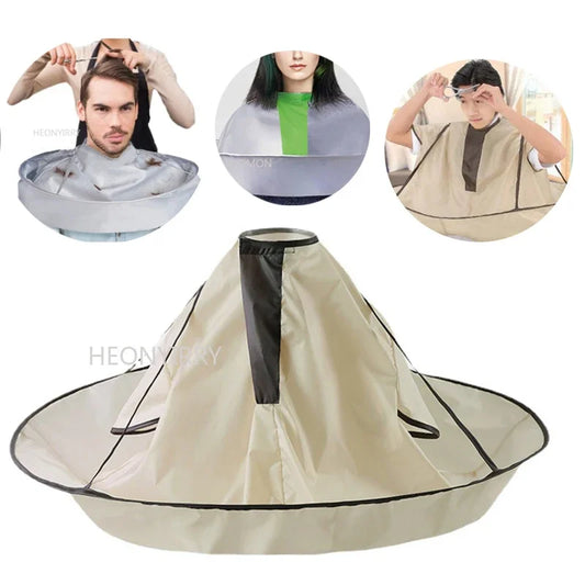 Waterproof Foldable Umbrella Hair Cutting Cape