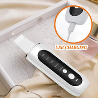 Ultrasonic Facial Skin Scrubber and Pore Cleaner
