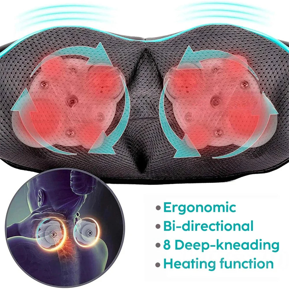 Heated Shiatsu Neck and Shoulder Massager - 11