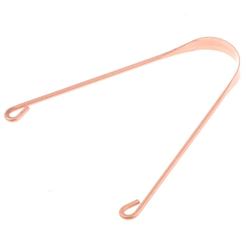 Pure Copper Tongue Scraper for Fresh Breath - 16