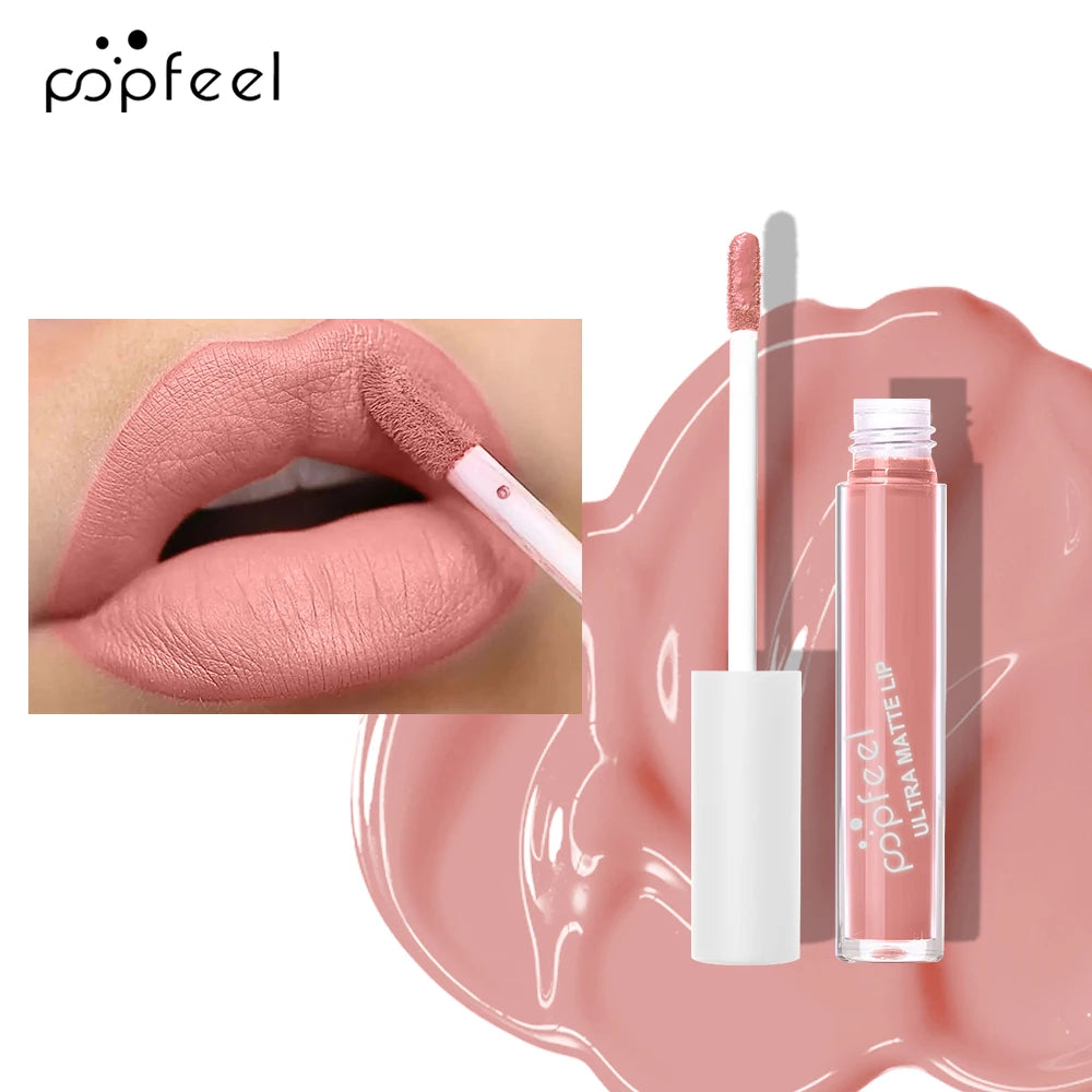 Long-Lasting Black Matte Liquid Lipstick - 21