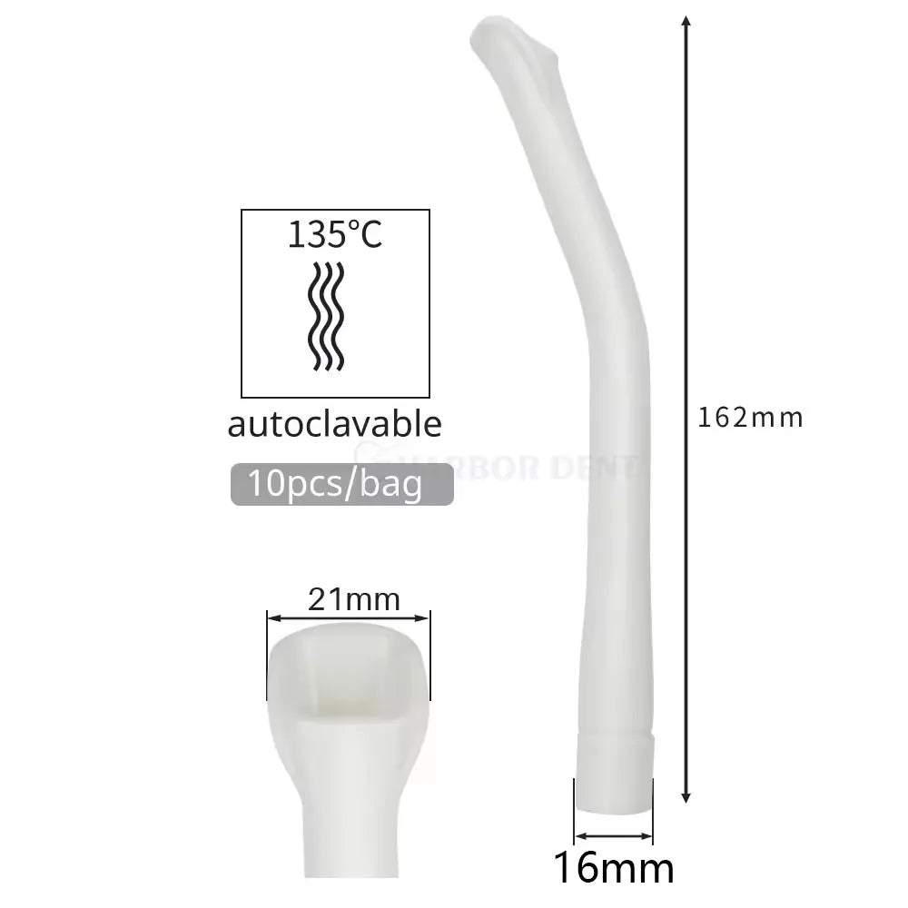 Autoclavable Dental Suction Tips - 10 Piece Set - 11