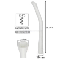 Autoclavable Dental Suction Tips - 10 Piece Set