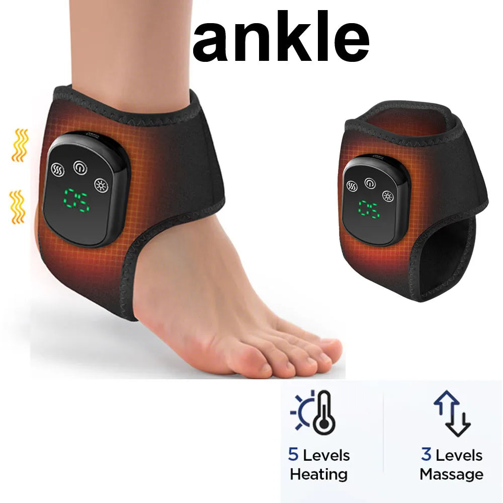 Heated Vibration Ankle Support Brace - 17