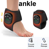 Heated Vibration Ankle Support Brace